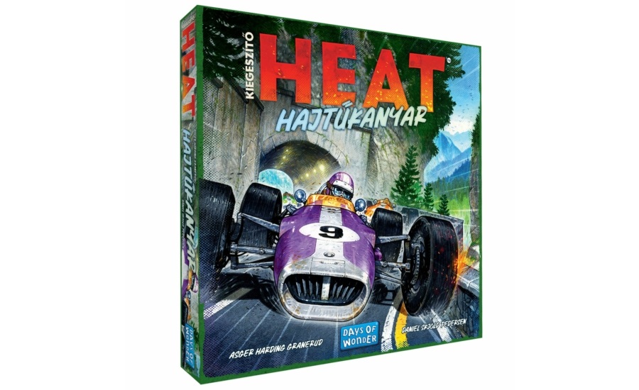 Heat: Hajtűkanyar társasjáték