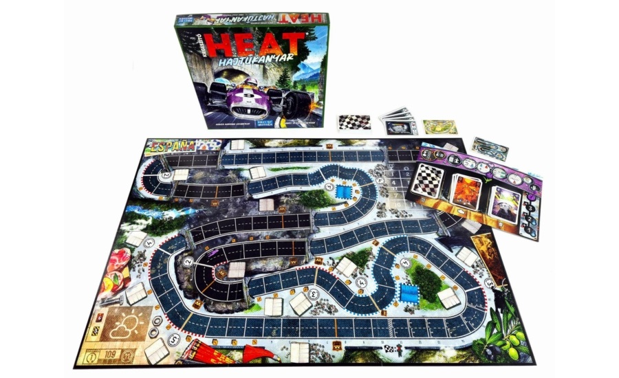 Heat: Hajtűkanyar társasjáték