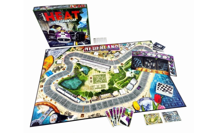 Heat: Hajtűkanyar társasjáték