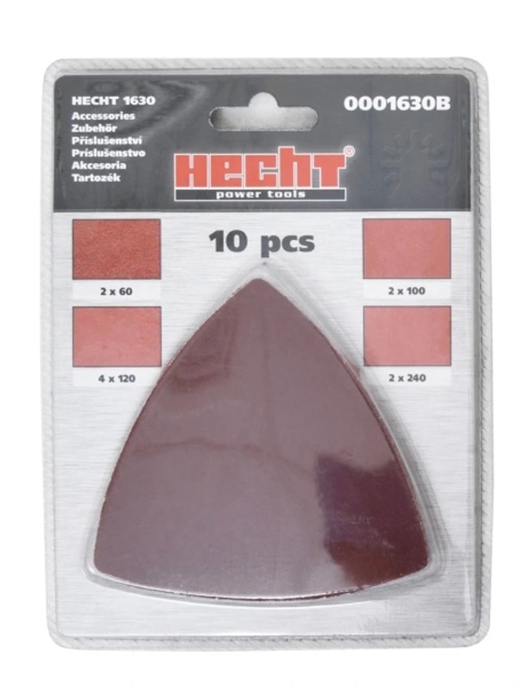 Hecht 0001630B 10 db-os csiszolópapír készlet