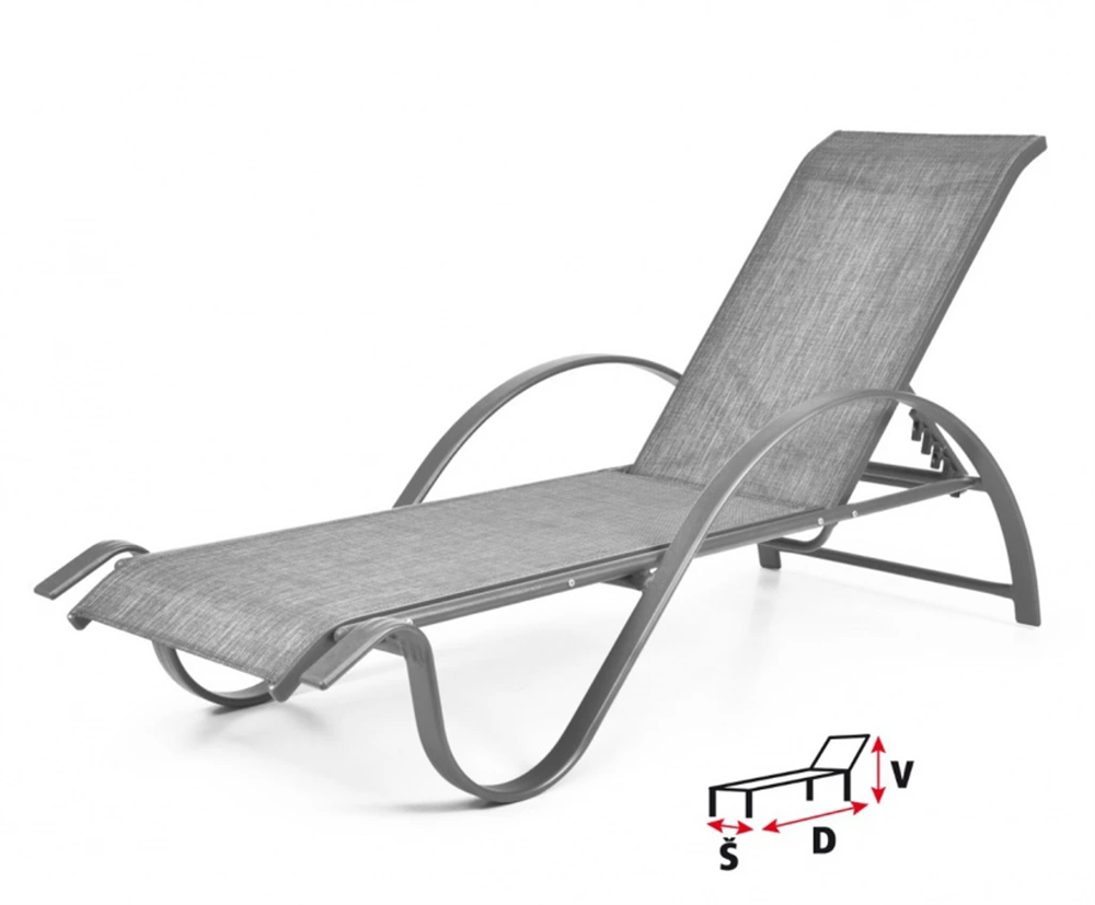 Hecht Sofia Lounger kerti napozóágy