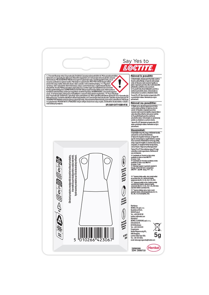 Henkel Loctite Super Bond 5g ecsetes pillanatragasztó