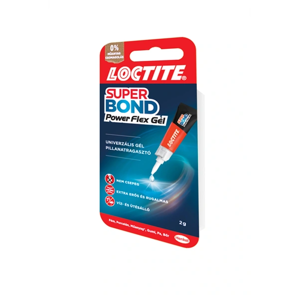Henkel Loctite Super Bond Power Flex Gél 2g pillanatragasztó