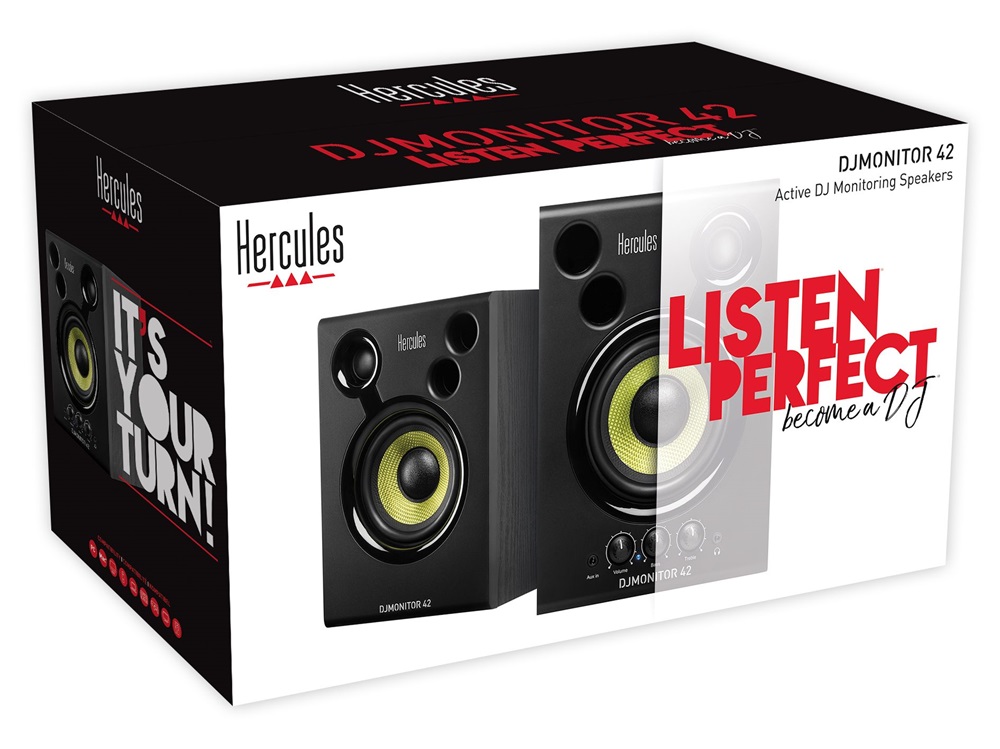 Hercules 4780886 DJMonitor 42 aktív hangszóró pár