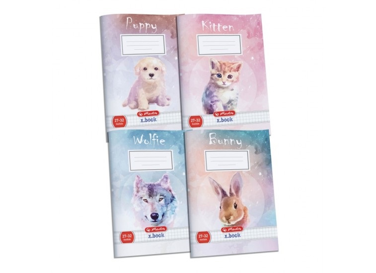 Herlitz Animals A5 kockás füzet