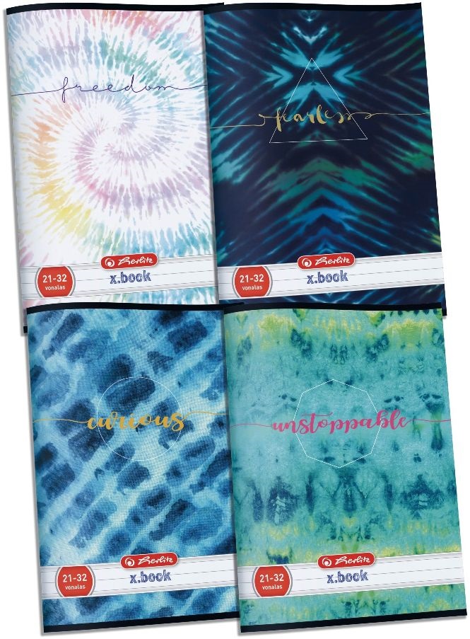 Herlitz Batik A5  21-32  vonalas füzet