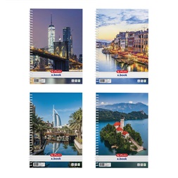 Herlitz City II A4 70 lap vonalas spirálfüzet