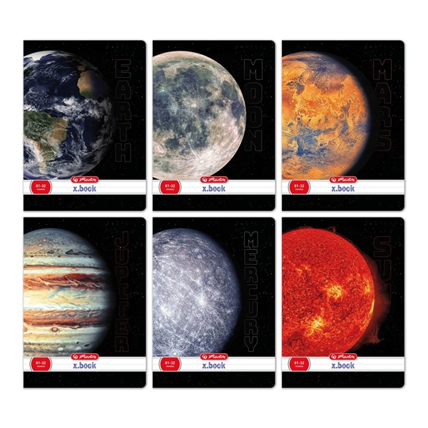 Herlitz Galactic A4 81-32 vonalas füzet