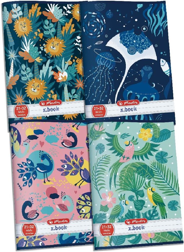 Herlitz Girls A5 21-32 vonalas füzet