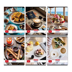 Herlitz Taste the Globe A4 80-32 sima füzet