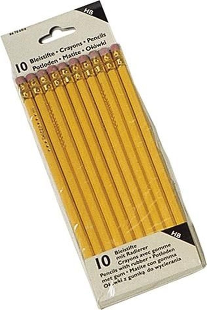 Herlitz HB radíros 10db-os ceruza