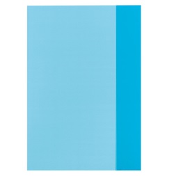 Herlitz A4 átlátszó kék füzetborító