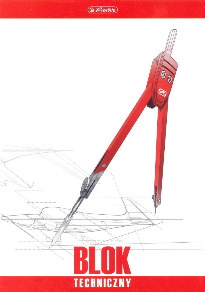 Herlitz A4 170g műszaki 10db rajzblokk