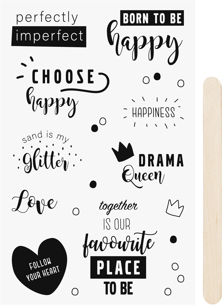 Heyda Happy simítható matricacsomag
