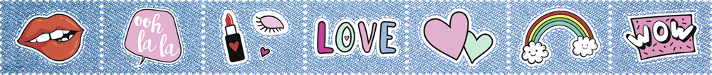 Heyda Love bélyeg dekor ragasztószalag