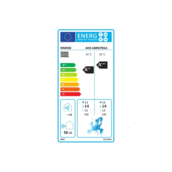 Hi-Therma II monoblokk hőszivattyú 16 kW, R290, 1 fázis
