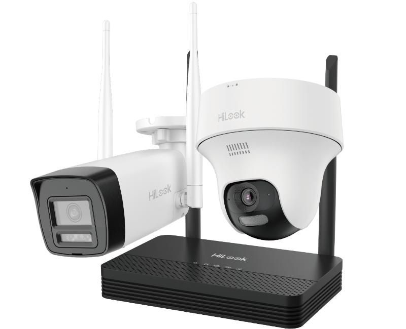 HiLook DS-J142I(STD)/IKS-2042BTH-PH/W /1x2MP csőkamera+1x2MP turret kamera+1xNVS/ EasyLink IP Wifi Szett