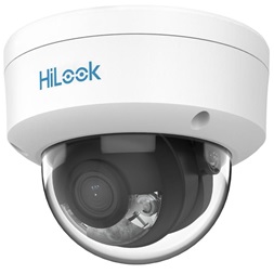 HiLook IPC-D129HA(2.8mm) /Kültéri/2MP/2,8mm/Láthatófény 30m/DWDR/IK08/MD 2.0/ColorVu PoE IP dóm kamera