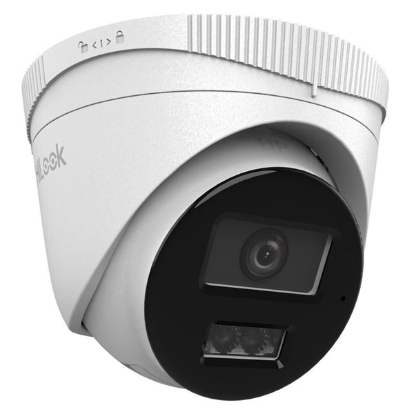 HiLook IPC-T240HA-LU(2.8mm) /Kültéri/4MP/2,8mm/IR/Láthatófény 30m/WDR/MD 2.0/Smart Hybrid Light PoE IP turret kamera