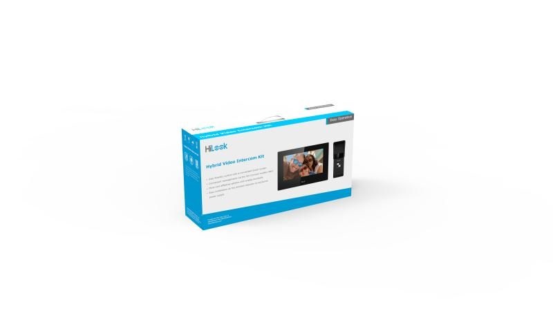 HiLook VI-K23P /7" Wifi PoE beltéri/2MP 4 vezetékes kültéri/Felületre szerelhető/ egylakásos Hybrid kaputelefon szett