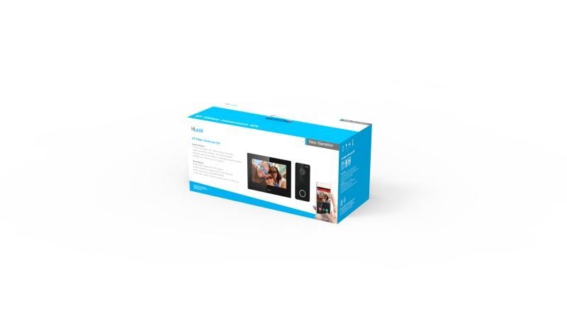 HiLook VI-K43P /7" Wifi PoE beltéri/2MP PoE kültéri/Felületre szerelhető/ egylakásos IP kaputelefon szett