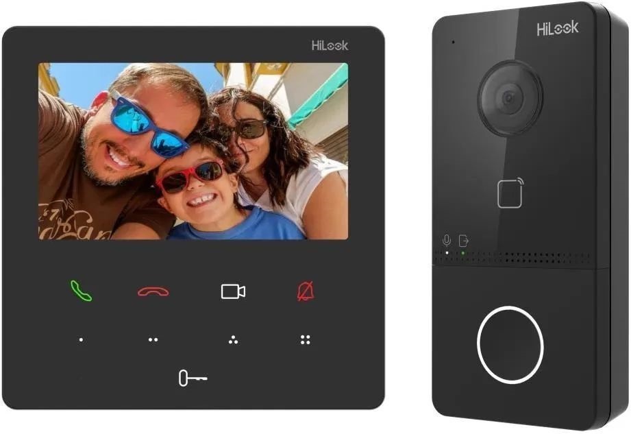 HiLook VI-K46P /4,3" Wifi PoE beltéri/2MP PoE kültéri/Felületre szerelhető/ egylakásos IP kaputelefon szett
