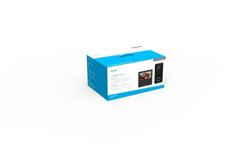 HiLook VI-K46P /4,3" Wifi PoE beltéri/2MP PoE kültéri/Felületre szerelhető/ egylakásos IP kaputelefon szett