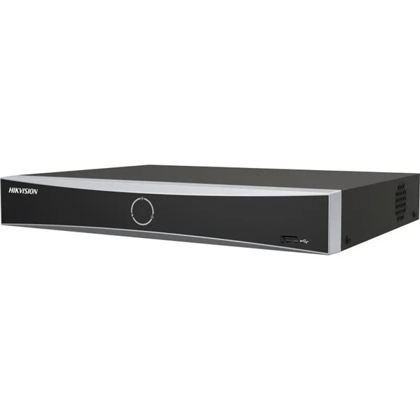 Hikvision DS-7604NXI-K1 (4 csatorna, Acusense, 40Mbps rögzítési sávszélesség, H265, HDMI+VGA, 1x Sata) NVR rögzítő