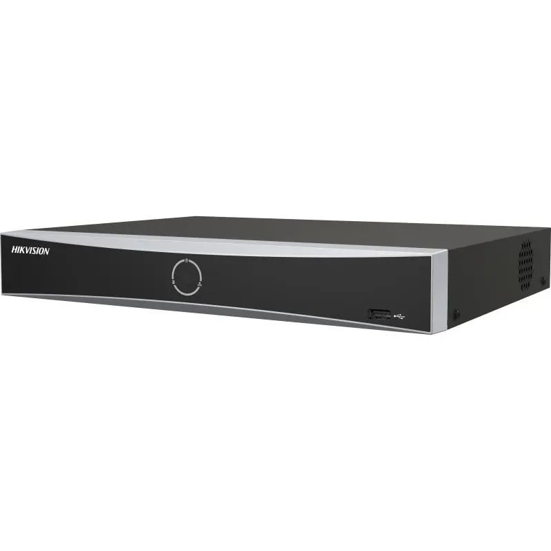 Hikvision DS-7604NXI-K1 (4 csatorna, Acusense, 40Mbps rögzítési sávszélesség, H265, HDMI+VGA, 1x Sata) NVR rögzítő