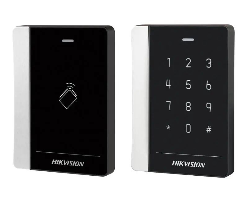 Hikvision DS-K1102AMK kártyaolvasó 13.56 MHz (Mifare), RS485 és Wiegand kimenet, billentyűzettel
