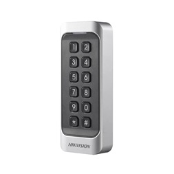 Hikvision DS-K1107AMK kártyaolvasó 13.56 MHz (Mifare), RS485 és Wiegand kimenet, kültéri, billentyűzettel