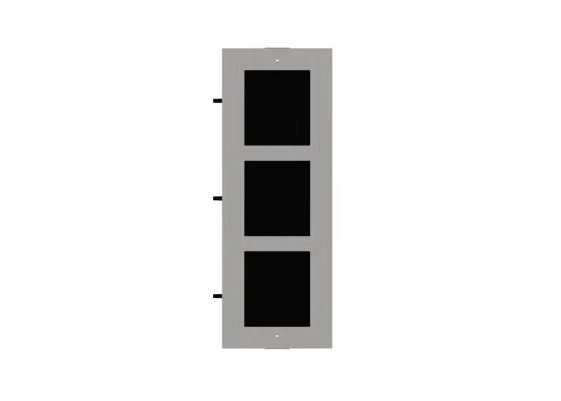 Hikvision DS-KD-ACF3 (3 modulos, süllyesztett) Társasházi IP kaputelefon szerelőkeret