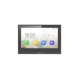 Hikvision DS-KH6351-WTE1 7" TFT érintőkijelző, 1024x600 felbontás, WiFi, fém kerettel IP kaputelefon beltéri egység