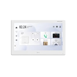 Hikvision DS-KH9510-WTE1 10" LCD kijelző, 1024x600 felbontás, WiFi, 12VDC/PoE, Android IP kaputelefon beltéri egység