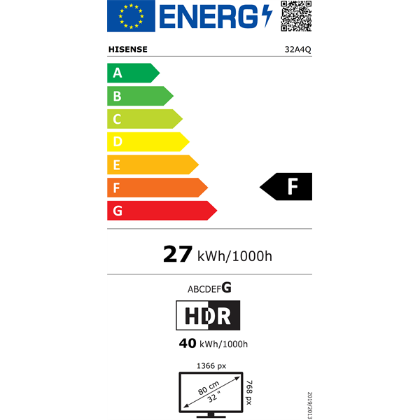 Hisense 32" 32A4Q HD Ready Smart LED TV