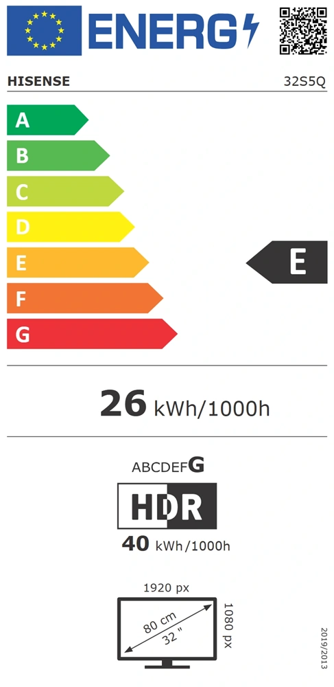 Hisense 32" 32S5Q FHD LifeStyle QLED TV
