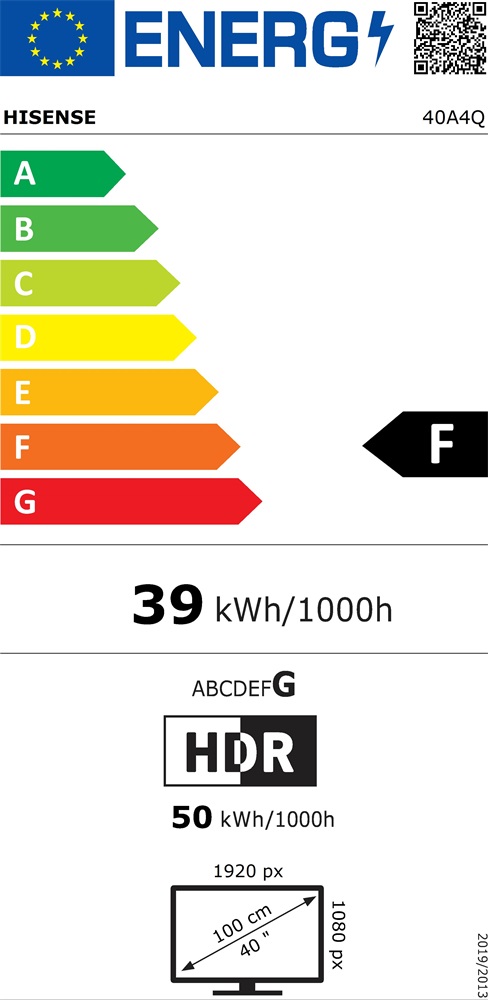 Hisense 40" 40A4Q Full HD Smart LED TV