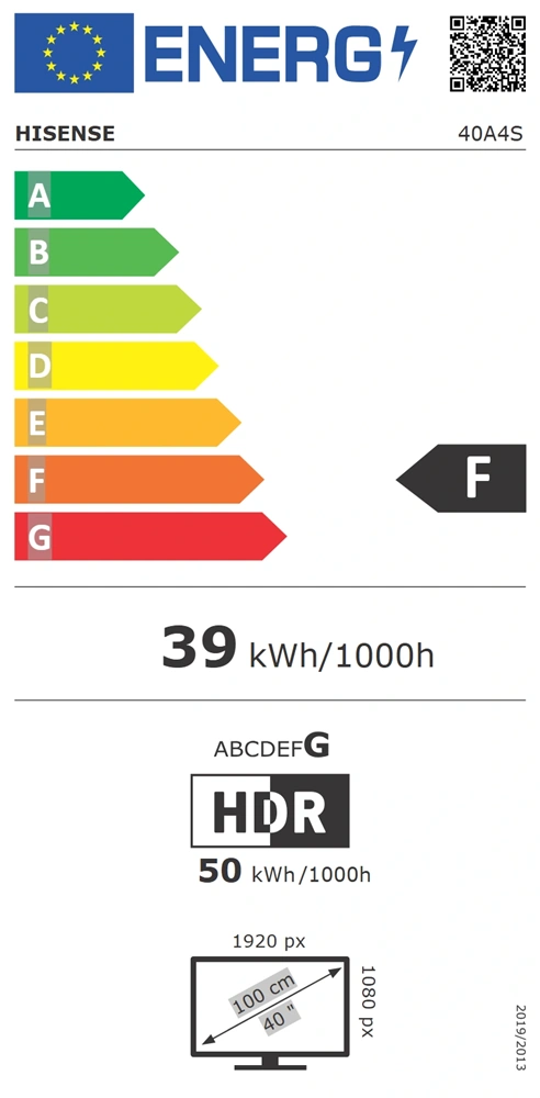Hisense 40" 40A4S FHD Smart LED TV