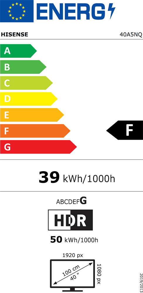 Hisense 40" 40A5NQ Full HD Smart QLED TV