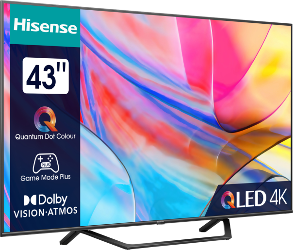 Hisense 43" 43A7KQ 4K UHD Smart QLED TV