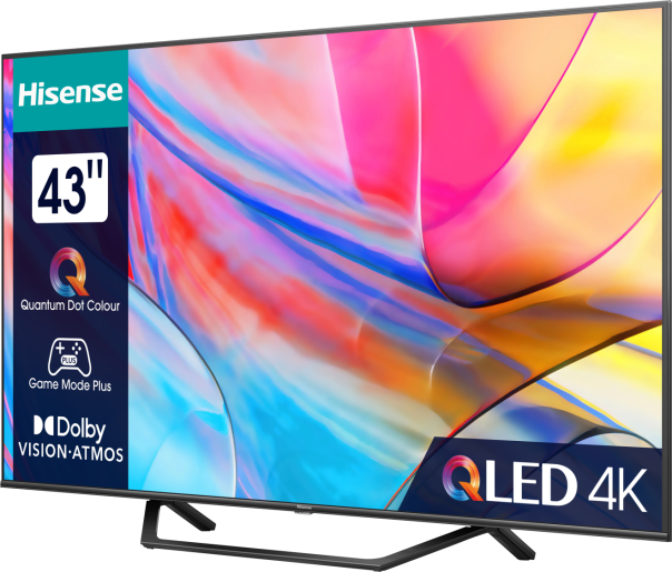 Hisense 43" 43A7KQ 4K UHD Smart QLED TV (Újracsomagolt)
