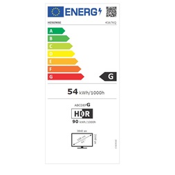 Hisense 43" 43A7KQ 4K UHD Smart QLED TV (Újracsomagolt)