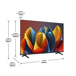Hisense 43" 43E7NQ 4K UHD Smart QLED TV (Újszerű)