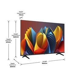 Hisense 50" 50E7NQ 4K UHD Smart QLED TV (Újracsomagolt)