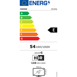 Hisense 50" 50U6NQ 4K UHD Smart MiniLED TV (Újracsomagolt)