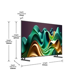Hisense 50" 50U6NQ 4K UHD Smart MiniLED TV (Újracsomagolt)