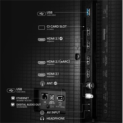 Hisense 50" 50U7Q 4K UHD Smart MiniLED ULED TV (Újracsomagolt)