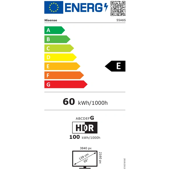 Hisense 55" 55A6S 4K UHD Smart LED TV