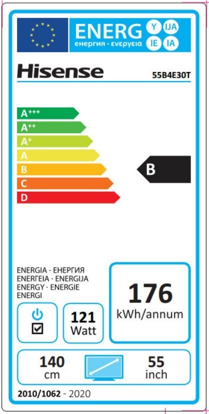 Hisense 55" 55B4E30T 4K UHD Digital Signage LED LFD kijelző (Újracsomagolt)