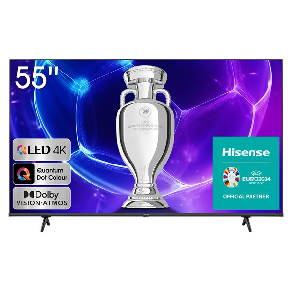 Hisense 55" 55E7KQ 4K UHD Smart QLED TV (Újracsomagolt)